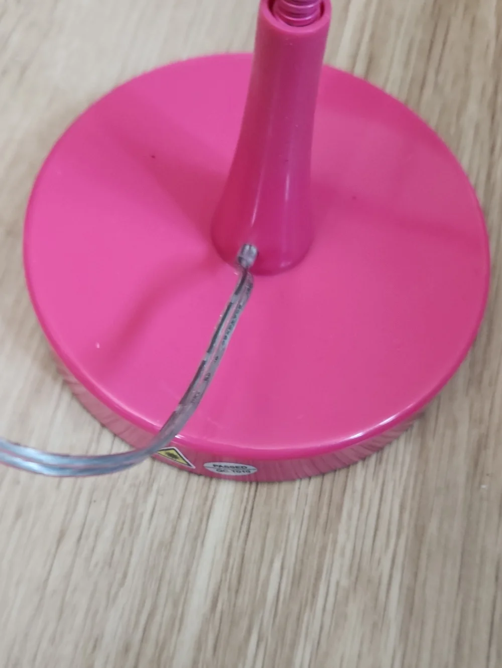 Ikea Jansjo Pink Gloss Metallic LED light